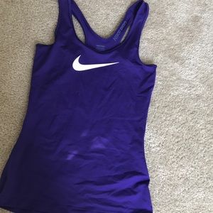 purple nike tank